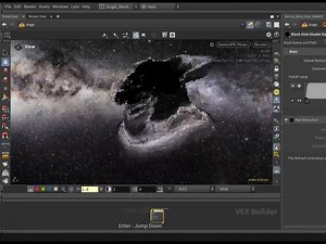 HOUDINI_黑洞(工程&HDA在简介)