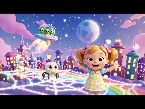 La Aventura de la Araña Alienígena del Espacio | Canción Infantil de Galaxias y Aventuras