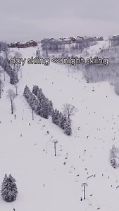 Winter storm = skis on ⛷️ ❄️ Are you a day skier or a night skier? Or both 🔥 📍Seven Springs #skiing #laurelhighlands #snowstorm #winterstorm #snowboarding | GO Laurel Highlands