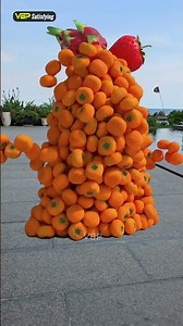 Fruits walking, c4d animation special effect