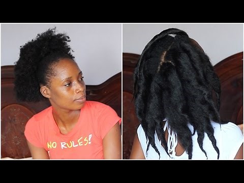 Lisser ses Cheveux Crépus Naturellement SANS Chaleur