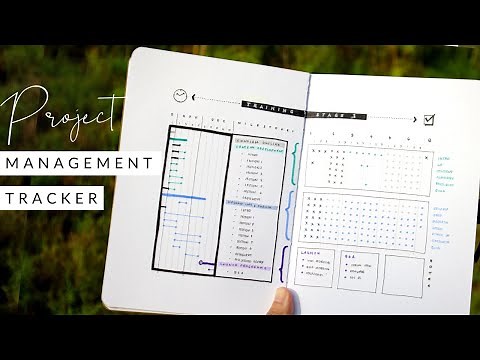 BULLET JOURNAL PROJECT MANAGEMENT AND TRACKER | + Free High Resolution Image