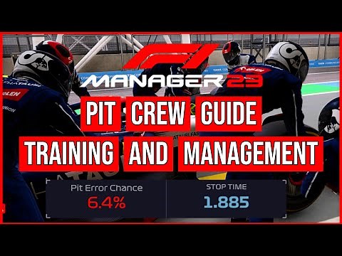 1.8 Second Pitstops - Complete Pit Crew and Sporting Director Guide - F1 Manager 2023