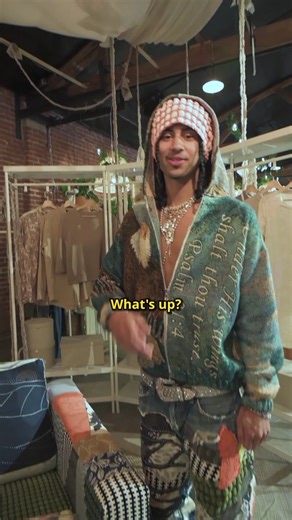 Every fabric tells a story. @Nigel Xavier shares his inspiration behind upcycling fabric from our As-is section to tell a totally fresh story with a FINNALA armchair. #IKEAOpenHouse