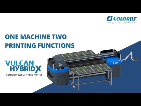ColorJet 𝐕𝐮𝐥𝐜𝐚𝐧 𝐇𝐲𝐛𝐫𝐢𝐝 𝐗 - UV flatbed and roll-to-roll printer