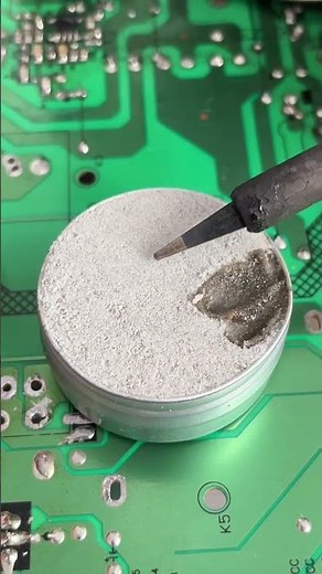 Oxidation of the soldering iron tip, easy repair and tinning