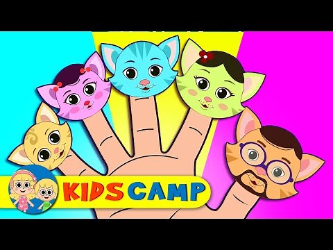 Colored Cats Finger Family | Episode 10 | More Nursery Rhymes And Kids Songs by KidsCamp