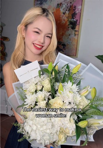 How to Make a Woman Smile with Flowers