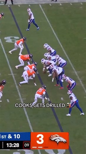 James Cook gets DRILLED and fumbles the ball! 🚂 | TSN