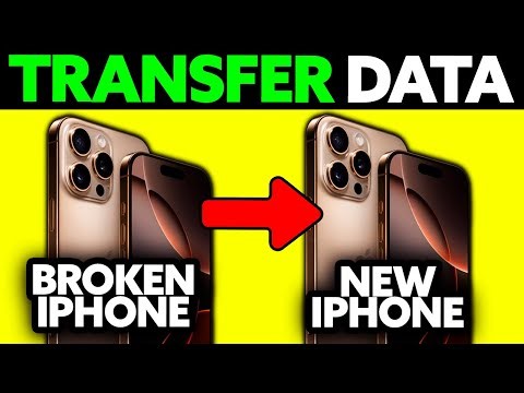How To Transfer Data From Broken iPhone to New iPhone (2025) - Step by Step