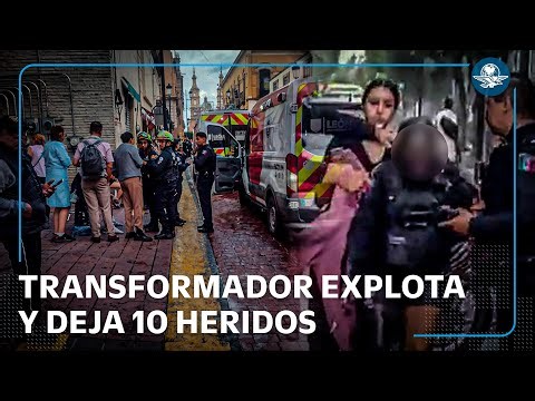 Explosión de transformador en pleno centro de León deja 10 heridos