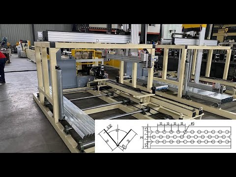 Slotted Angle Corner Bead Roll Forming Machine