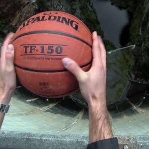 Guy Throws Basketball Off of Dam to Demonstrate Crazy Effect of Backspin  - Core77