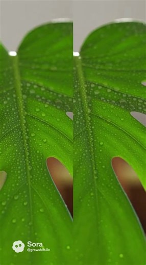 🌿実は、観葉植物の白い汚れは水道水が原因でした💧 実は、観葉植物に霧吹きをした後、葉っぱに白い斑点が残りませんか？あれ、ホコリじゃなくて水道水のミネラルが結晶化したものなんです😱 不純物の限りなく少ない高純水を使えば、乾いた後も白い跡がつかず、葉っぱ本来のツヤが復活します✨植物の「呼吸」もスムーズになるので、成長も良くなりますよ🌿 お気に入りの植物で、ぜひ試してみてください👀 💧 続きはプロフィールのリンクからチェック #観葉植物 #葉水 #モンステラ #インテリアグリーン #植物のある暮らし