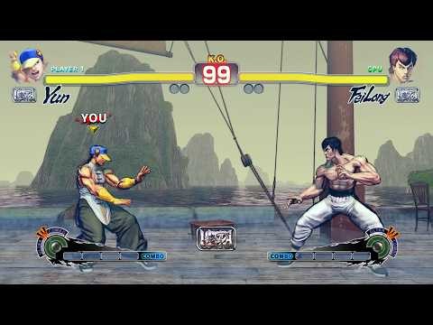 Yun vs Fei Long (Hardest) Street Fighter 4. | Epic Battle