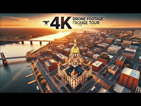 Trenton, New Jersey: Captivating 4K Drone Footage Tour of the Capital City 🏛️