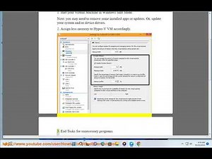Fix Not Enough Memory in The System to Start The Virtual Machine on Windows