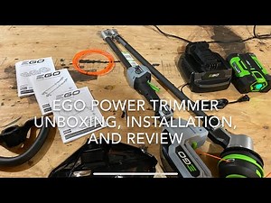 Ego Weed-eater Unboxing, Installation And Review