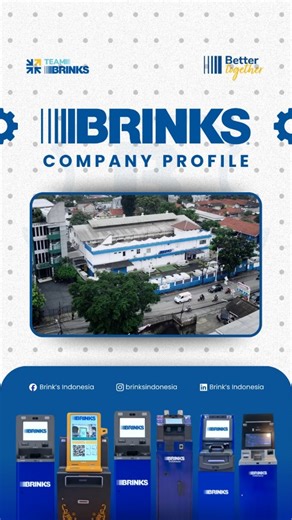 Brink's on Instagram: "Introducing BRINK’S Indonesia BRINK’S Indonesia merupakan bagian dari The Brink’s Company (NYSE: BCO), market leader global dalam Total Cash Management, pengamanan logistik, dan solusi pembayaran terpadu. Kami menghadirkan layanan Digital Retail Solutions (DRS), Cash-in-Transit, ATM Services, Cash Management Services (termasuk vault outsourcing, cash processing, dan smart vault solutions), hingga International Valuable Logistics yang andal dan aman. Dipercaya oleh berbagai