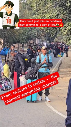 This Is How NDA Cadets Begin Their Journey 🔥 #nda2026 #feedshorts #trending #ndapreparation #viral