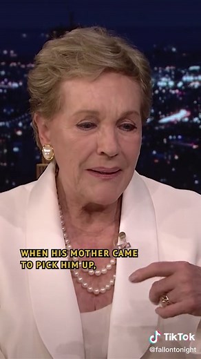 #JulieAndrews on the moment her grandson realized she was #MaryPoppins: