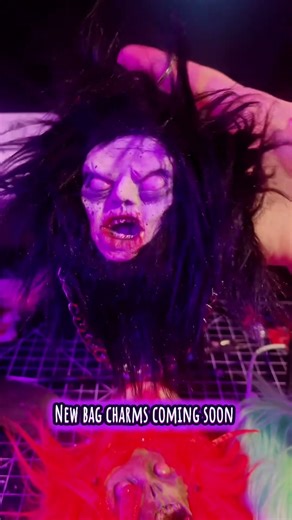 Working on the next bunch of bag charms! 😍 #artist #polymerclayartist #bagcharms #gothicstyle