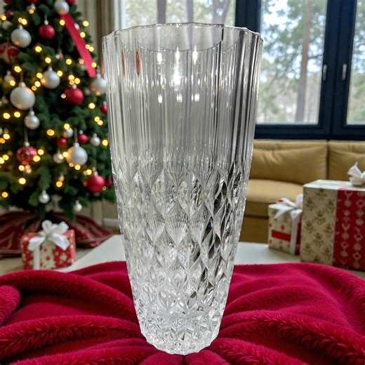 Bohemia Czech Republic Lead Crystal Vase – Over 24% Pbo, 10" Tall, Red Label - Etsy