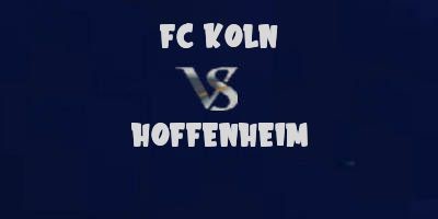 FC Cologne vs Hoffenheim ~ Highlights & Goals