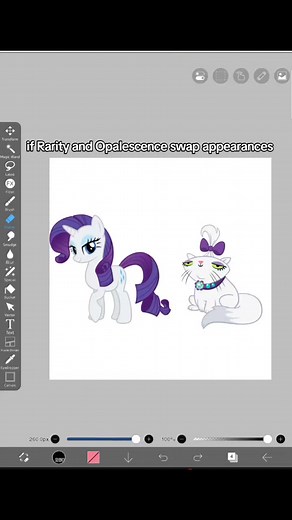 Rarity and Opalescence Appearance Swap in My Little Pony