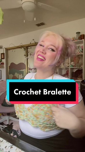 @holly inspired me to do a crochet bralette and 🤩🤩🤩 I’m in love #fiberartist #crochet #crafty #diy #yarntok