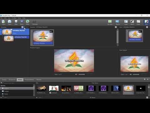 Easyworship set-up guide for seventh Day adventist church