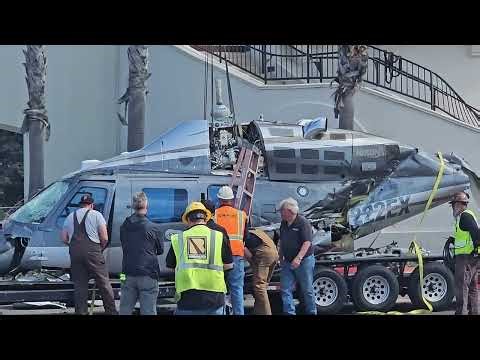 Bell 222 (N222EX) Helicopter Crash while arriving for Cars 'N Copters event in Huntington Beach