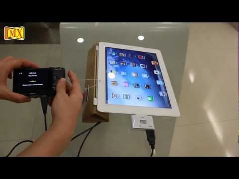 How to connect iphone(5/6/6s) to ipad and import data