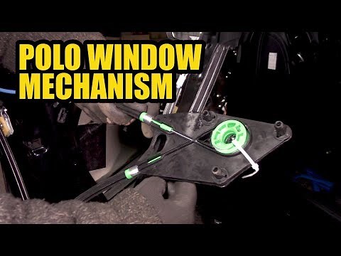 How to replace a window mechanism from a Volkswagen Polo 6r 6c MK V 5