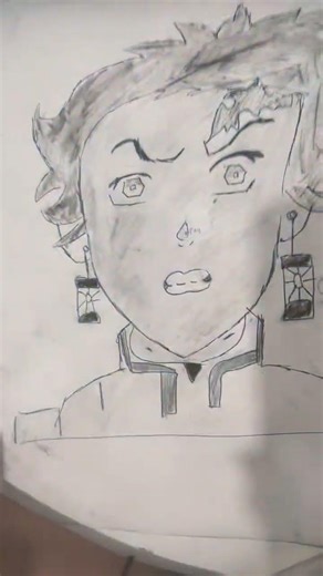 nob to pro tanjiro drawing#anime #drawing #viral