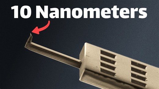 1,000,000x magnification with atomic force microscope