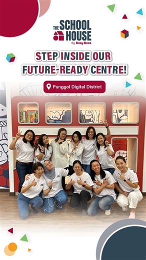 The Schoolhouse on Instagram: "Step inside our purpose-built preschool at the heart of the future-ready Punggol Digital District, where thoughtful design meets meaningful learning. Every space is crafted to spark curiosity, build confidence, and support the growing independence of children from infant care to kindergarten. ✨ Why families love The Schoolhouse Punggol Digital District 👶🏼 Infant care available! Cosy, responsive spaces designed for the youngest learners 📚 Spacious, open classroom