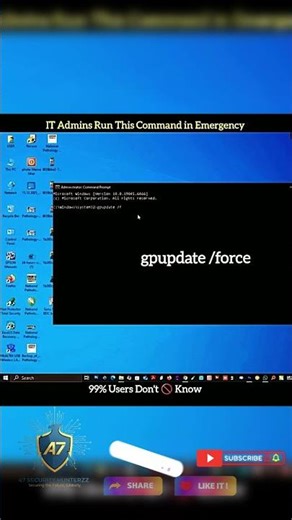 Windows Update Stuck? Fix in 60 Seconds | Windows Hacks #cybersecurity #securityfixes