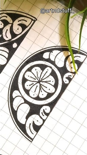 Step by Step Mandala Pattern #mandalaartforbeginners #mandalaart #mandalapatterns