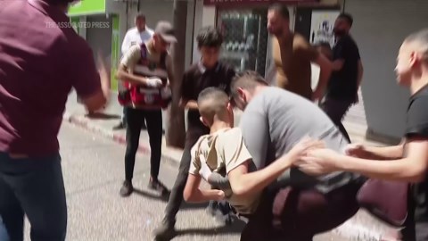 Tense scenes as Israeli military vehicles enter downtown Ramallah in latest raid on West Bank