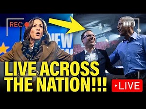 LIVE: Kamala Holds MASSIVE EVENTS with OBAMA + MORE
