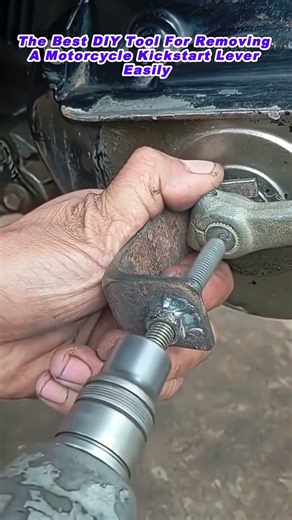 The Best DIY Tool For Removing A Motorcycle Kickstart Lever Easily