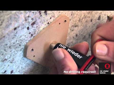 no drilling required Grab Bar installation - How to Install