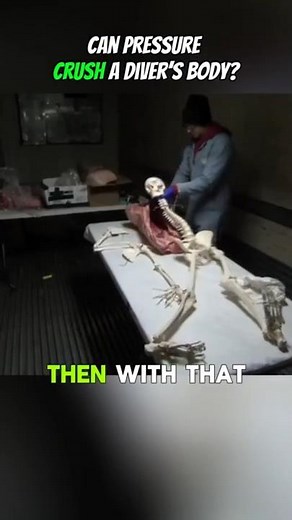 Can a Diver’s Body Be Crushed by Deep Pressure? #science #mythbusters