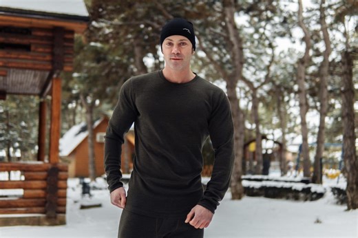 Organic Merino Wool Sweater Thermal Shirts Long Underwear, Base Layer Activewear, Undershirt, Runner Gear - Etsy
