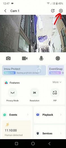 How to adjust an upside down Imou camera #cameraimou #camera #imoucamera
