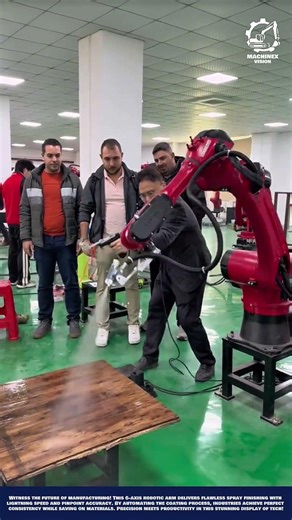 Smart Machine Robotic Arm to Achieve Uniform Surface Finishing