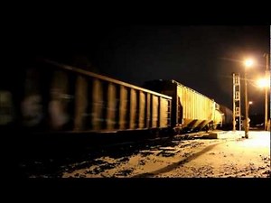CSX Night Action at Haley Interlocking, Terre Haute, IN, 02.02.13