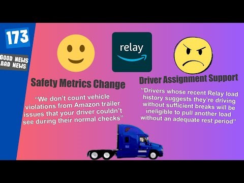 Amazon Relay Update: Safety Metrics Improved, But Driver Support Took A Hit | Trucking Vlog