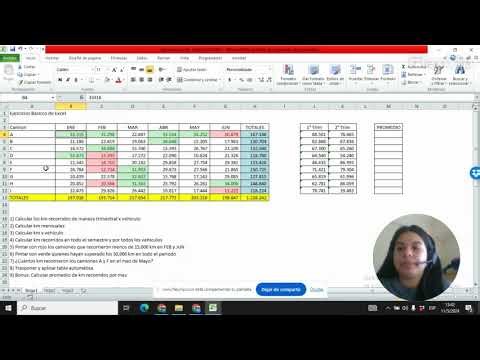 Resolviendo ejercicios básicos en Excel - Parte 1